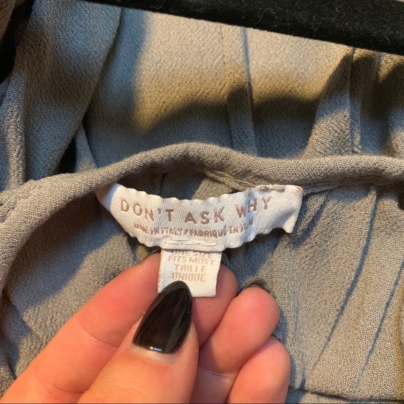 Don't Ask Why Grey Spaghetti Strap Dress - Picture 3 of 7